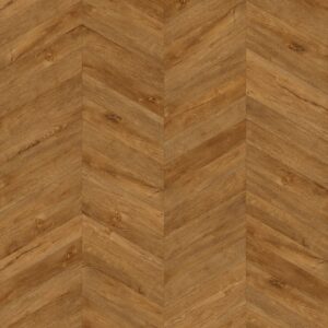 Carved Oak in Chevron