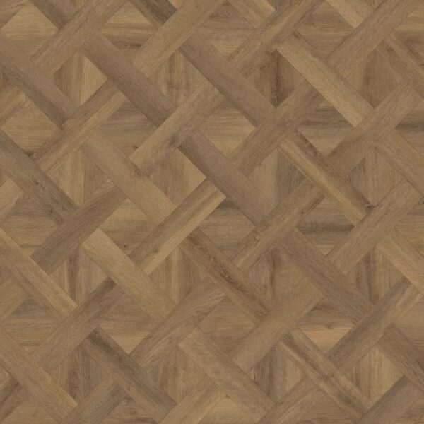 Furrowed Oak in Basket Weave