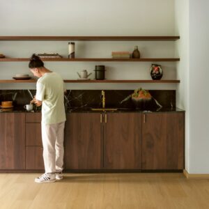 Leather oak extra matt