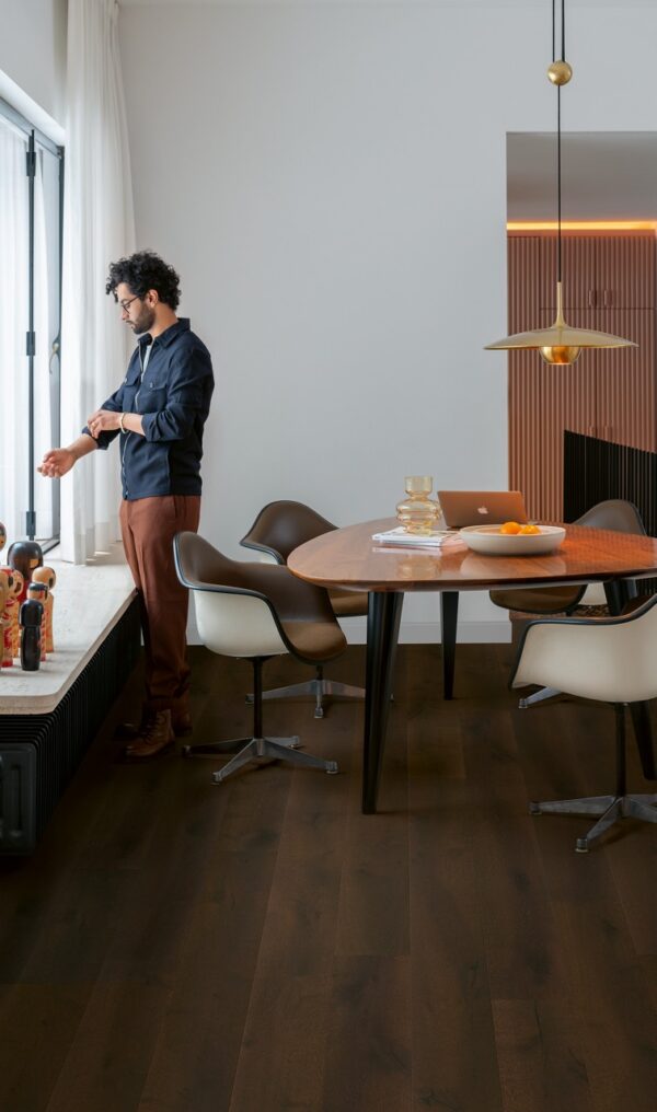 Tobacco oak extra matt