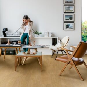 Satin oak medium natural